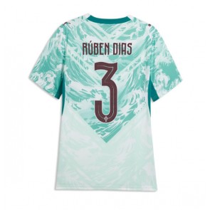 Portugal Ruben Dias #3 Udebanetrøje Dame VM 2026 Kortærmet